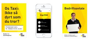 Os taxi - Identitetsdesign og bildekor